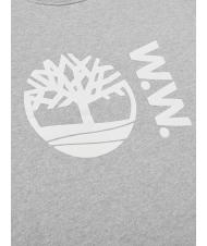 TIMBERLAND WW SWEAT Sweat &agrave; col rond gris moyen chin&eacute; - Pulls molletonn&eacute;s - 3