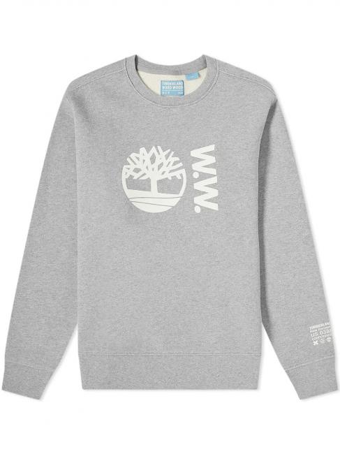 WW SWEAT Sweat &agrave; col rond gris moyen chin&eacute; - Pulls molletonn&eacute;s