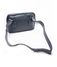 PIQUADRO CAMPIONARIO - HAKONE Mini bandouli&egrave;re en cuir bleu - Sacs banane - 2