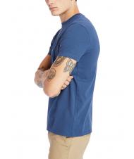 TIMBERLAND SS DUNRIVER CREW T-shirt en cotton denim fonc&eacute; - T-shirt - 3