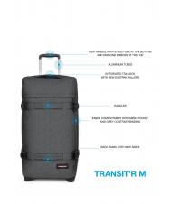 EASTPAK TRANSIT'R M Chariot de taille moyenne BlackDenim - Valises Semi-rigides - 5