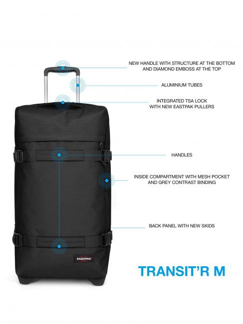 TRANSIT'R M Chariot de taille moyenne NOIR - Valises Semi-rigides