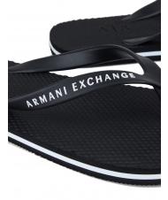 ARMANI EXCHANGE FLIP FLOP Tongs Noir / noir - Chaussures Homme - 3