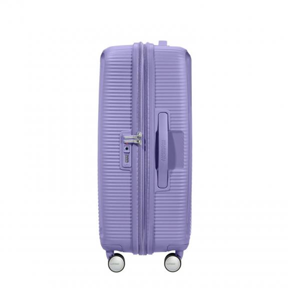SOUNDBOX SPINNER Chariot moyen, extensible lavande - Valises Rigides