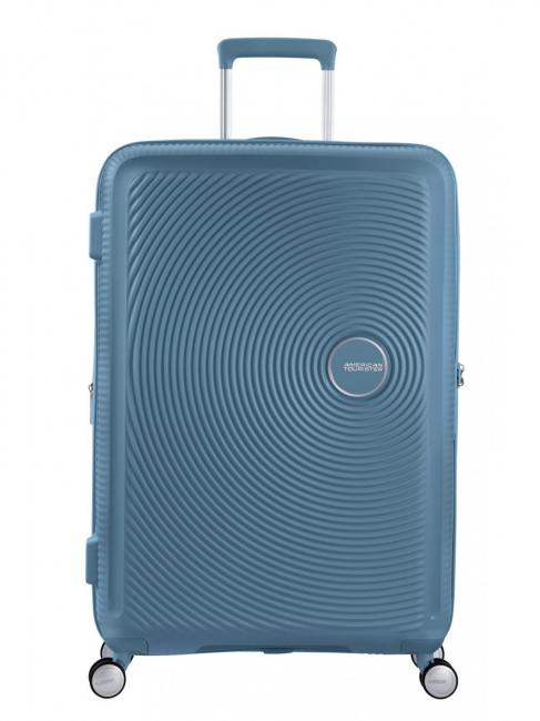 Valise Ligne SOUNDBOX. taille grande. extensible bleu pierre - Valises Rigides
