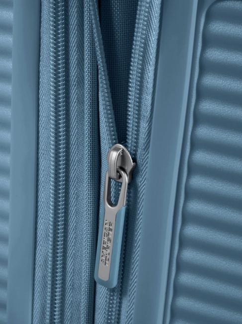 Valise Ligne SOUNDBOX. taille grande. extensible bleu pierre - Valises Rigides