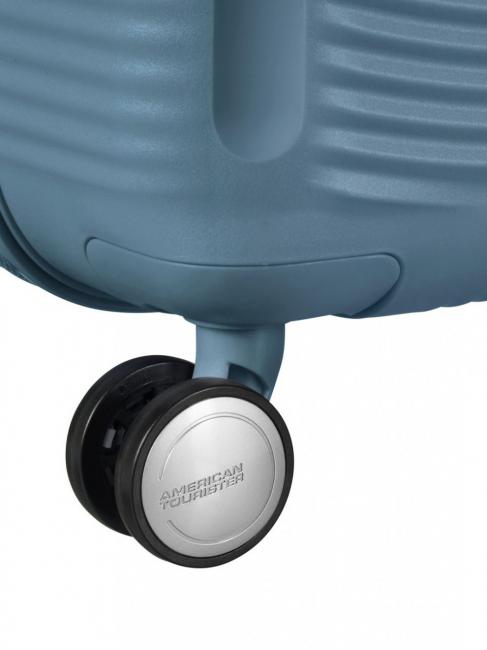 Valise Ligne SOUNDBOX. taille grande. extensible bleu pierre - Valises Rigides