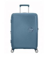 AMERICAN TOURISTER SOUNDBOX SPINNER Chariot moyen, extensible bleu pierre - Valises Rigides - 3