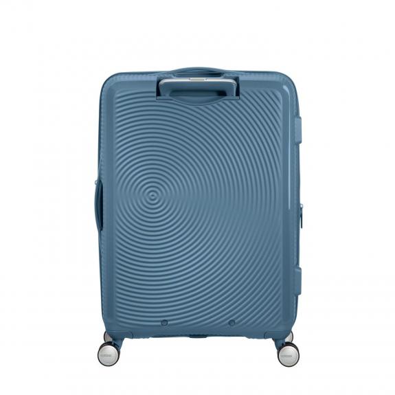 SOUNDBOX SPINNER Chariot moyen, extensible bleu pierre - Valises Rigides