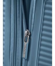 AMERICAN TOURISTER SOUNDBOX SPINNER Chariot moyen, extensible bleu pierre - Valises Rigides - 7