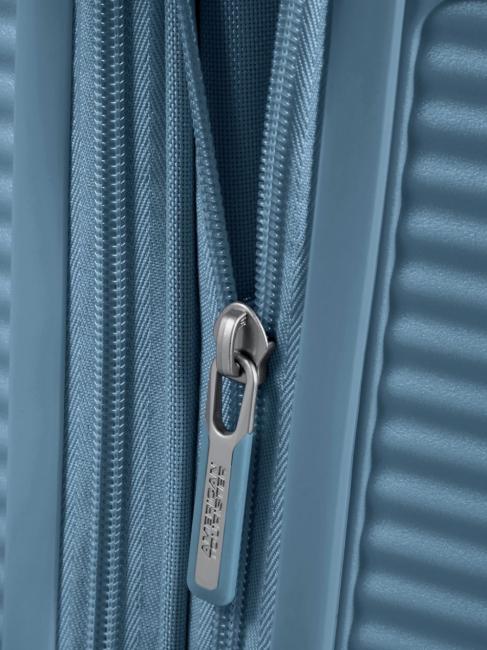 Valise Ligne SOUNDBOX, valise cabine, extensible bleu pierre - Valises cabine