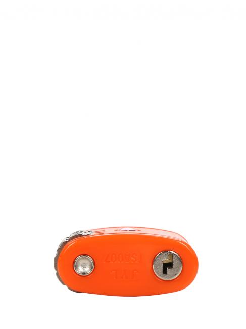  GLOBAL TRAVEL Cadenas avec c&acirc;ble et combinaison TSA orange - Accessoires Voyage