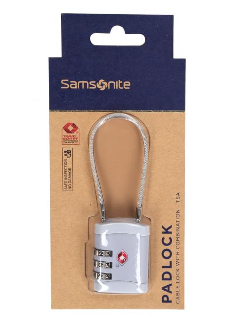  GLOBAL TRAVEL Cadenas avec c&acirc;ble et combinaison TSA ALU - Accessoires Voyage