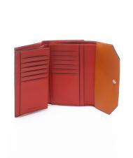 PIQUADRO MUSE Porte-feuille en cuire Orange - Portefeuilles Femme - 2