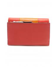 PIQUADRO MUSE Porte-feuille en cuire Orange - Portefeuilles Femme - 3