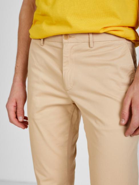 1985 BLEECKER Pantalon coupe slim Galet Argile - Pantalon