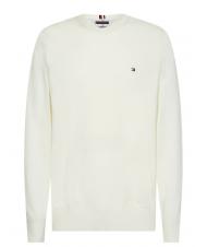 TOMMY HILFIGER 1985 CREW Sweat-shirt en coton mélangé ivoire - Pulls pour hommes - 4