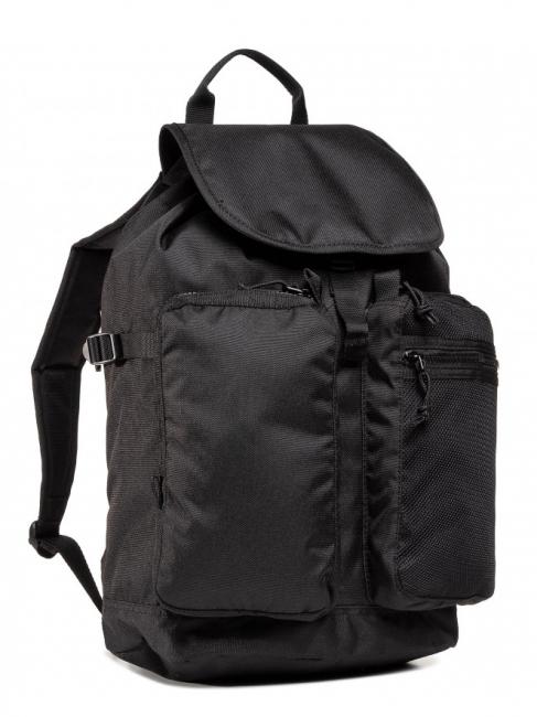  Sac &agrave; dos RUCKSACK avec rabat NOIR - Sacs &agrave; dos pour l'&Eacute;cole & les Loisirs
