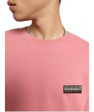NAPAPIJRI S-PATCH Chemise en coton &agrave; manches longues lulu rose - Pulls pour hommes - 3