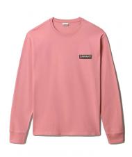 NAPAPIJRI S-PATCH Chemise en coton &agrave; manches longues lulu rose - Pulls pour hommes - 4