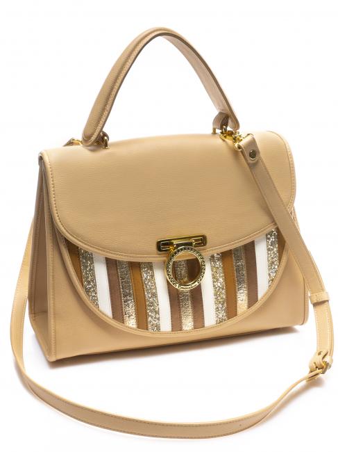 MICHELLE Sac &agrave; main BEIGE - Sacs pour Femme