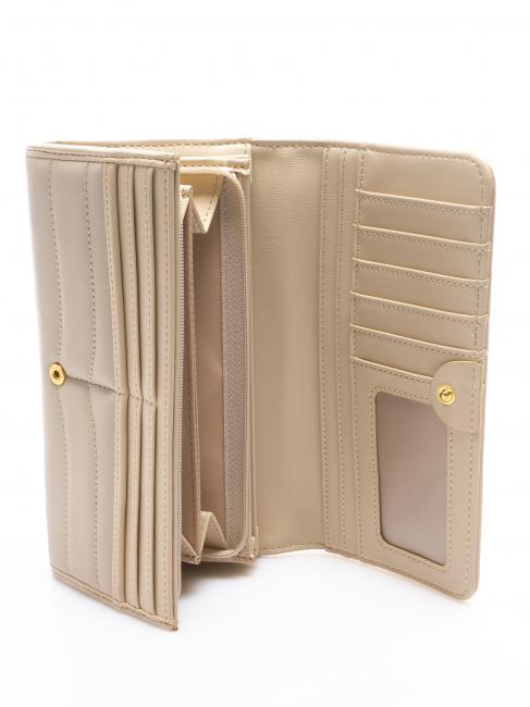 TUA ICONS Grand portefeuille continental BEIGE - Portefeuilles Femme