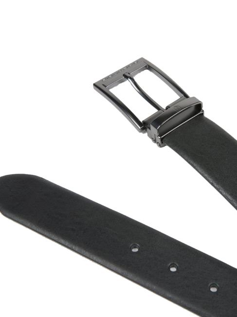 TALLIN Ceinture raccourcissable personnalisée en cuir Noir - Ceintures