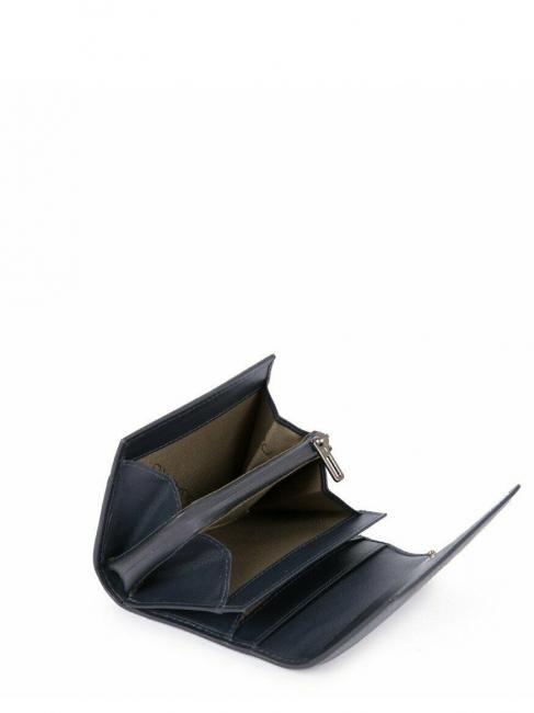 URBAN Porte-feuille en cuire bleu - Portefeuilles Homme