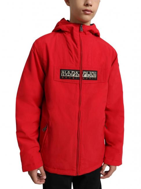 k rainforest op giacca Veste avec zip et capuche tango rouge - B&eacute;b&eacute; Vestes