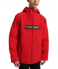NAPAPIJRI k rainforest op giacca Veste avec zip et capuche tango rouge - B&eacute;b&eacute; Vestes - 2