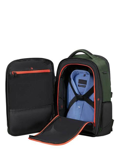 BIZ2GO Sac &agrave; dos d'excursion d'une journ&eacute;e, support pour ordinateur 15,6 " vert terre - Sacs &agrave; dos pour ordinateur portable