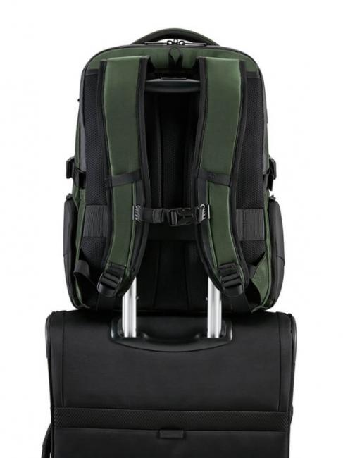 BIZ2GO Sac &agrave; dos d'excursion d'une journ&eacute;e, support pour ordinateur 15,6 " vert terre - Sacs &agrave; dos pour ordinateur portable