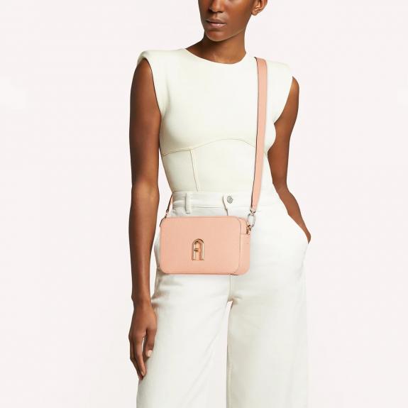 PRIMULA Sac à bandoulière, en cuir faire de la pêche - Sacs pour Femme