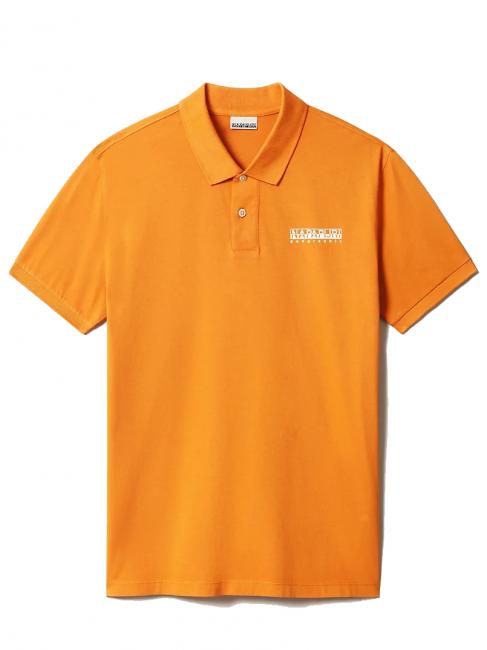 EBEB Polo en coton ocre du d&eacute;sert - chemise polo