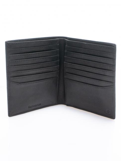 TEXAS Portefeuille vertical en cuir NOIR - Portefeuilles Homme