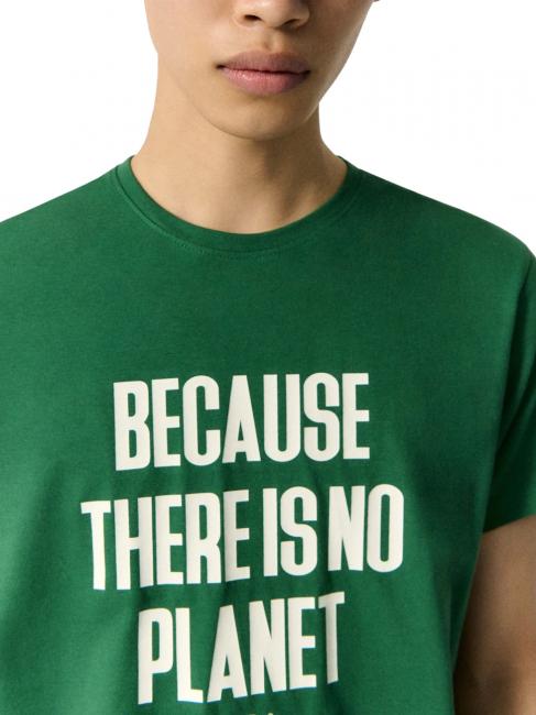 MINALF Tee-shirt en coton recycl&eacute; vert clair - T-shirt