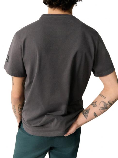 MINALF Tee-shirt en coton recycl&eacute; asphalte - T-shirt