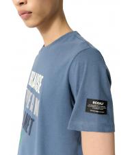 ECOALF MINALF Tee-shirt en coton recycl&eacute; oc&eacute;an bleu - T-shirt - 3
