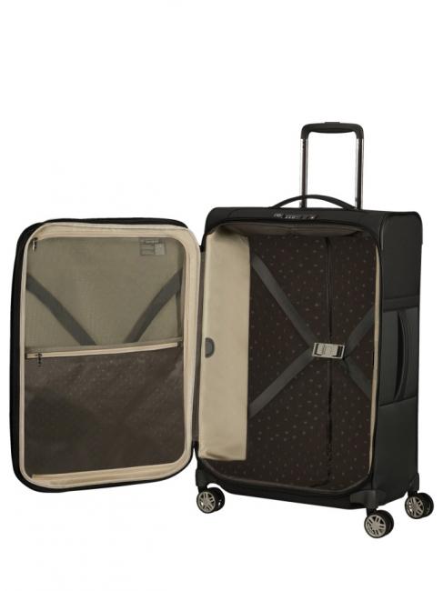 AIREA Chariot de taille moyenne, extensible NOIR - Valises Semi-rigides