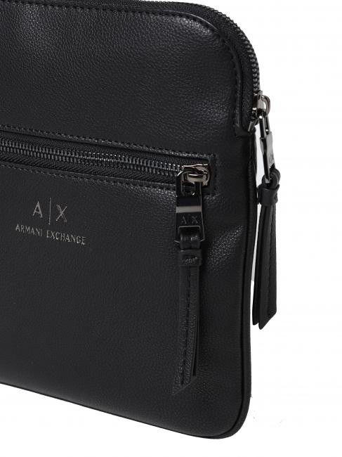 Borsello con tasca frontale  Noir - Sacs en Bandoulières pour Homme