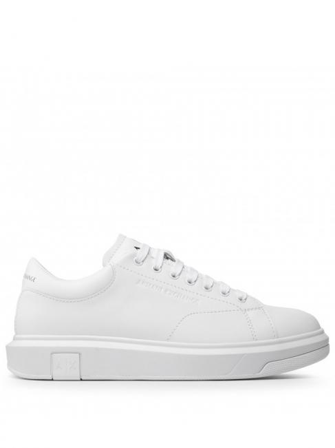 ACTION Baskets en cuir OP BLANC - Chaussures Homme