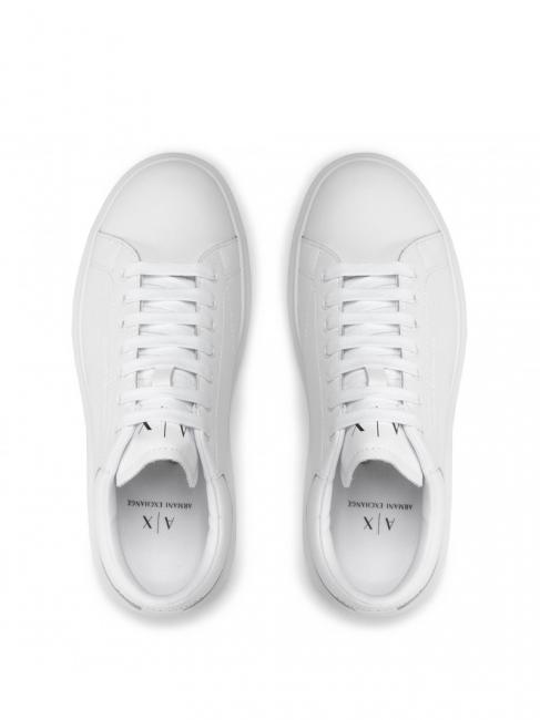 ACTION Baskets en cuir OP BLANC - Chaussures Homme