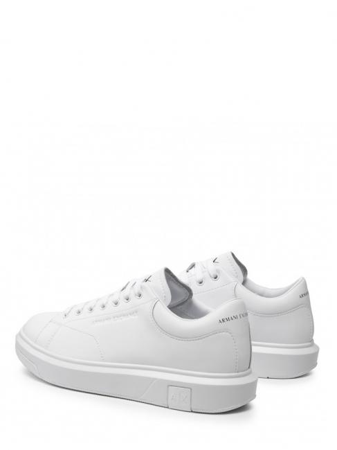ACTION Baskets en cuir OP BLANC - Chaussures Homme