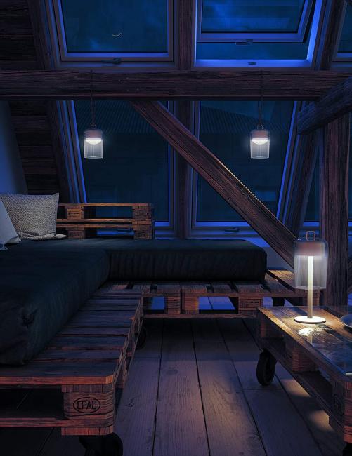 SOIREE  Lampe de table sans fil blanche - Les lampes