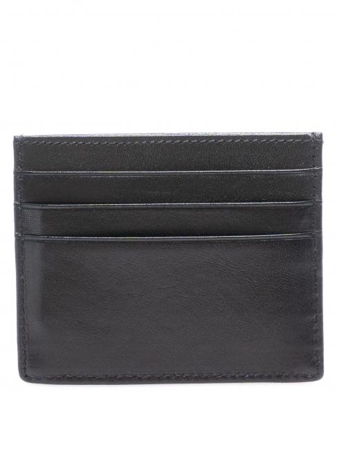 LORENZO Porte-cartes en cuir Noir - Portefeuilles Homme
