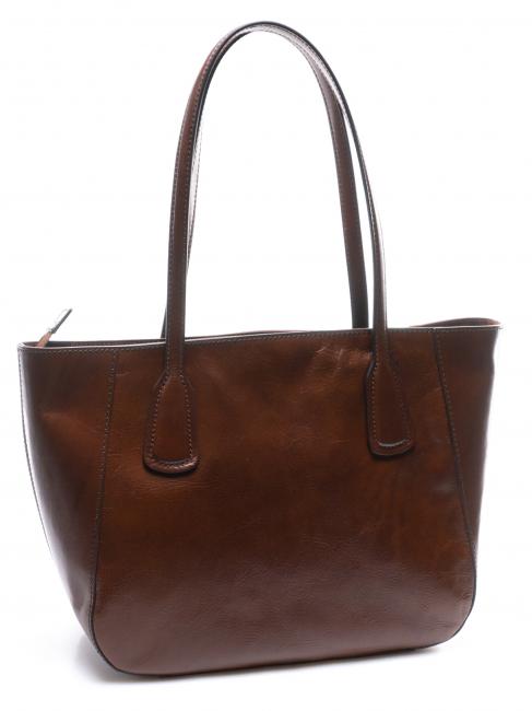 MADDALENA Cabas en cuir MARRON - Sacs pour Femme