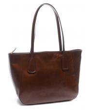THE BRIDGE MADDALENA Cabas en cuir MARRON - Sacs pour Femme - 2