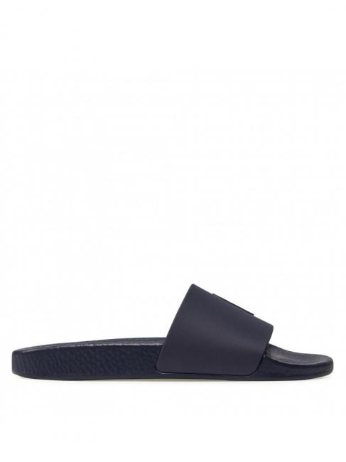 POLO SLIDE Chaussons marine / pp rouge - Chaussures Homme