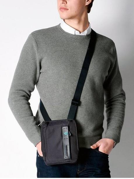 Sacoche homme Ligne P16 CHEVRON / NOIR - Sacs en Bandoulières pour Homme