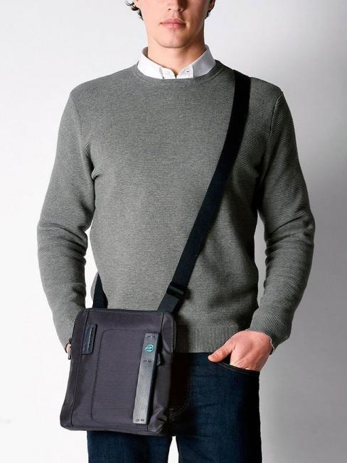 Sacoche homme Ligne PULSE P16, pour iPad CHEVRON / NOIR - Sacs en Bandoulières pour Homme